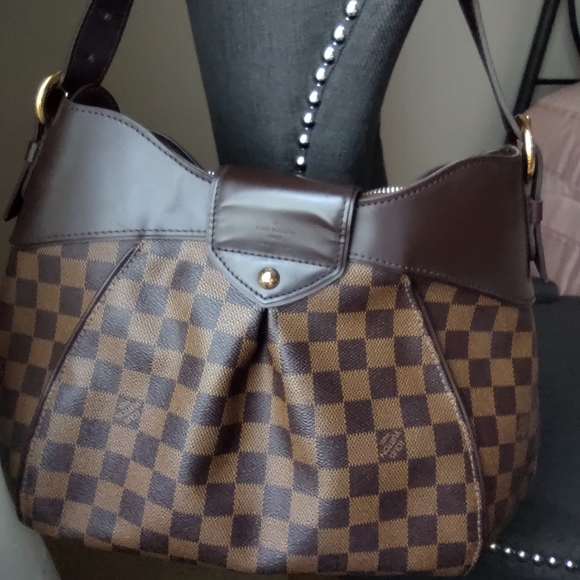 Louis Vuitton Damier Ebene Sistina MM Handbag +LV BOX/DUSTBAG  👜🌟🌟 - Picture 3 of 11